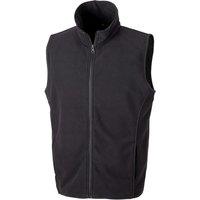 Result Men's Core Microfleece Gilet in Black | Size: Small