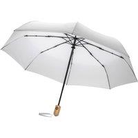 XD Design Men's Impact Aware RPET Automatic Folding Umbrella in White