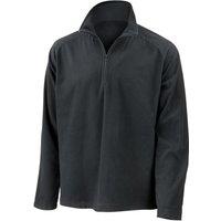 Result Men's Core Micro Fleece in Black | Size: XL