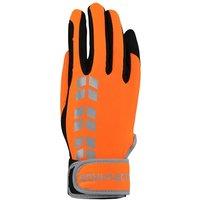 Equi-Flector Men's Riding Gloves in Orange | Size: Small