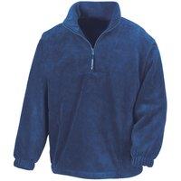 Result Men's Polartherm Fleece Top in Blue | Size: XL