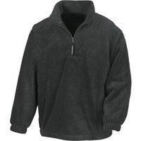 Result Men's Polartherm Fleece Top in Black | Size: Small