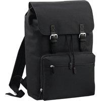 Bagbase Men's Vintage Laptop Backpack in True Black