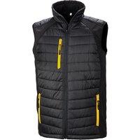 Result Men's Compass Softshell Gilet XXL in Black | Size: 2XL
