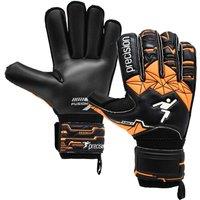 Precision Men's Fusion X Roll Finger Protect Goalkeeper Gloves in Jet Black | Size: 9