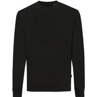 IQONIQ Men's Zion Cotton Crew Neck Sweatshirt in Black | Size: 5XL