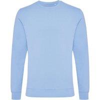 IQONIQ Men's Zion Cotton Crew Neck Sweatshirt in Pale Blue | Size: XS