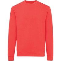 IQONIQ Men's Zion Cotton Crew Neck Sweatshirt in Dark Red | Size: 3XL