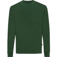 IQONIQ Men's Zion Cotton Crew Neck Sweatshirt in Green | Size: 3XL