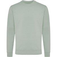 IQONIQ Men's Zion Cotton Crew Neck Sweatshirt in Mid Grey | Size: Small