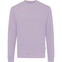 IQONIQ Men's Zion Cotton Crew Neck Sweatshirt in Lavender | Size: 3XL