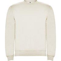 ROLY Men's Clasica Crew Neck Sweatshirt in White | Size: 2XL
