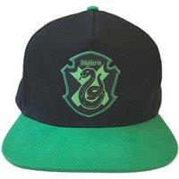 Harry Potter Men's Slytherin Snapback Cap in Black
