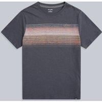 Animal Men's 'Jacob' Short Sleeve Relaxed Fit Lightweight Casual Cotton T-Shirt in Dark Grey | Size: Small