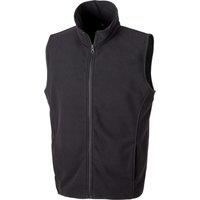 Result Core Men's Microfleece Gilet in Black | Size: Large