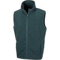 Result Core Men's Microfleece Gilet in Green | Size: Large
