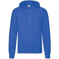 Fruit of the Loom Men's Classic Hooded Sweatshirt in Blue | Size: XL