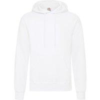 Fruit of the Loom Men's Classic Hooded Sweatshirt in White | Size: Large