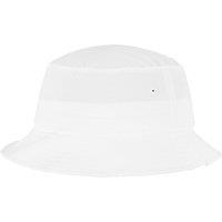 Flexfit Men's Cotton Twill Bucket Hat in White