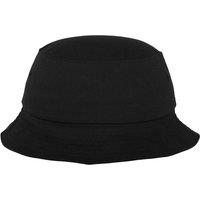 Flexfit Men's Cotton Twill Bucket Hat in Black