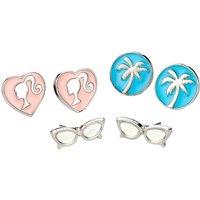 Barbie Men's Earring Set (Pack of 3) in Pink