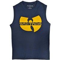 Wu-Tang Clan Men's Logo Cotton Vest Top in Navy | Size: Small
