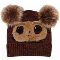 Star Wars Men's Wicket W. Warrick Face Beanie in Brown