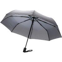 XD Design Men's Impact Aware RPET Automatic Folding Umbrella in Dark Grey