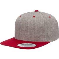 Flexfit Men's Two Tone Classic Snapback Cap in Light Grey