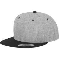 Flexfit Men's Two Tone Classic Snapback Cap in Dark Grey