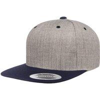 Flexfit Men's Two Tone Classic Snapback Cap in Mid Grey