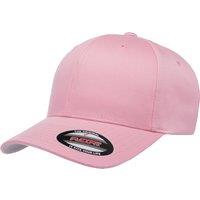 Yupoong Men's Flexfit Fitted Baseball Cap in Pink | Size: Large/XL