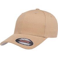 Flexfit by Yupoong Men's Brushed Twill Cap in Khaki | Size: S/M