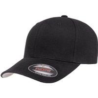 Flexfit by Yupoong Men's Brushed Twill Cap in Black | Size: S/M