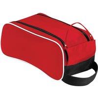 Quadra Men's Teamwear Shoe Bag - 9 Litres Pack of 2 in Red