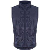 PRO RTX Men's Quilted Black Gilet in Navy | Size: Large