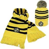 Harry Potter Men's Hufflepuff Hat & Scarf Set in Yellow
