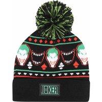 Batman Men's The Joker Pom Pom Skiing Beanie in Black