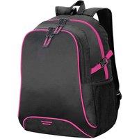 Shugon Men's Osaka Basic Backpack Rucksack Bag (30 Litre) Pack of 2 in True Black