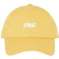 Tokyo Time Men's One Championship Logo Baseball Cap in Yellow