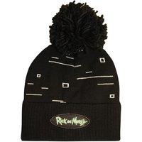 Rick & Morty Men's Pixel Beanie in Black