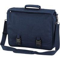 Quadra Men's Portfolio Briefcase in Navy