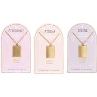 Something Different Men's Goddess Energy Necklace & Keyring Set (Pack of 6) in Gold