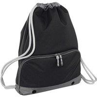 Bagbase Men's Athleisure Drawstring Bag in Black