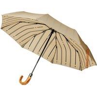 Vinga Men's Bosler Foldable Aware Stick Umbrella in Beige