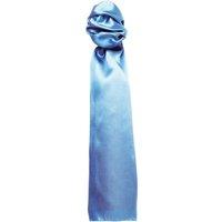 Premier Men's Colours Plain Scarf in Mid Blue