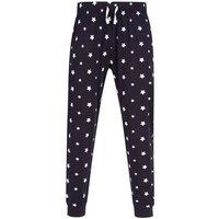 SF Men's Stars Cuffed Lounge Pants in Navy | Size: XS