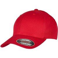 Yupoong Men's Flexfit Cotton Baseball Cap in Red | Size: S/M