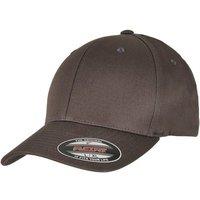 Yupoong Men's Flexfit Cotton Baseball Cap in Dark Grey | Size: S/M