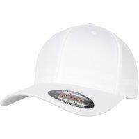 Yupoong Men's Flexfit Cotton Baseball Cap in White | Size: Large/XL